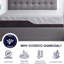 Matelas grand format en mousse de latex de 11 po et couche confortable