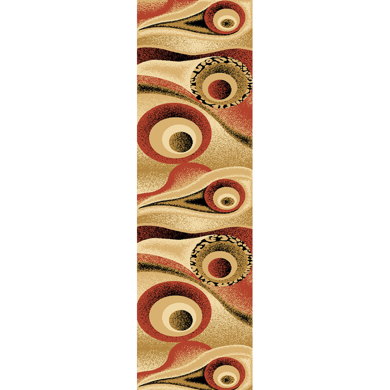 Walter Performance Abstract Indoor Rug, Runner 2'2" X 7'4"