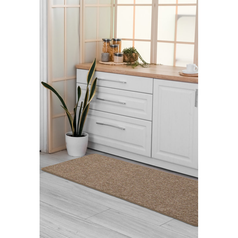 Sumair Solid Colour Machine Tufted Area Rug, Runner 57 x 180 cm