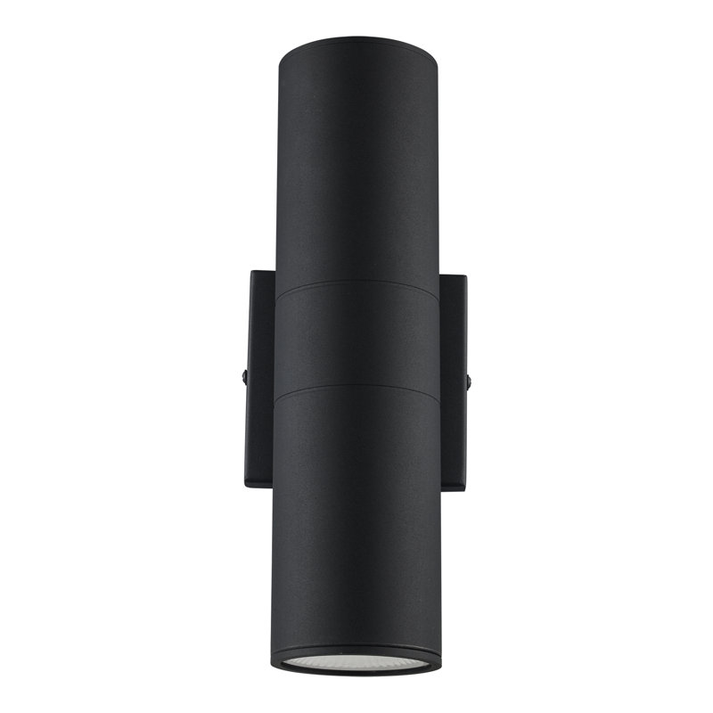 Laurelle Collection, Tubular/Cylindrical, Outdoor Metal Wall Sconce Light ADA
