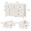 3-Piece 7-Drawer Dresser Set With 2 Nightstands Farmhouse Bedroom Collection-131078222