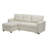 Gadalia L-Shaped Velvet Sleeper Sofa Reversible couch Pull Out Couch with storage chaise-20531760