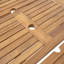 Table de salle à manger d'extérieur extensible en bois d'acacia-2090648763