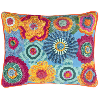Bramble Embroidered Decorative Pillow