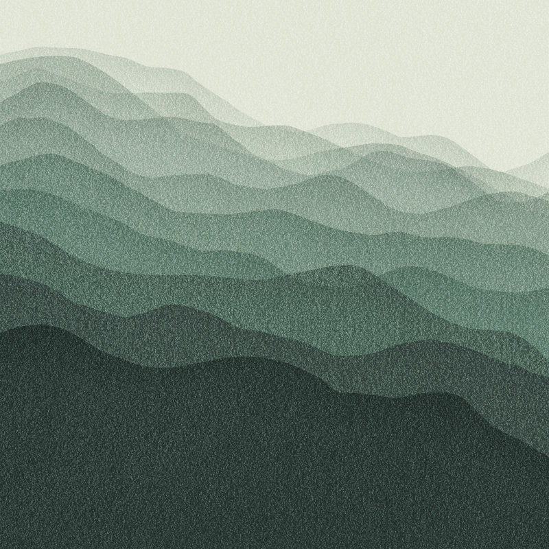 Gradient Scape III, H 30 po x l 30 po x P 1,25 po