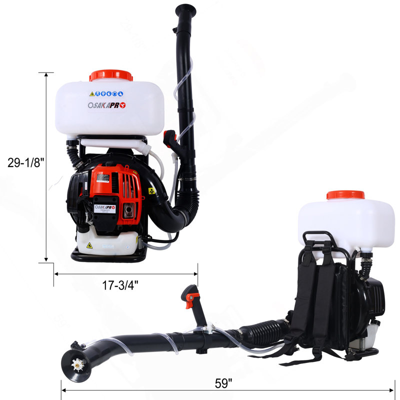 55,7Cc Mosquito Fogger Mister Duster, H 29,1 po x l 17,8 po x P 59 po