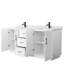 Elan TK 72" Freestanding Double Bathroom Vanity with Marble Top-167425313-167425314