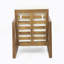 Chaises de salle à manger d'extérieur en bois pour la cour, le patio-2762040