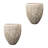 12.6" Kai Blow Mold Planter, 2-pack