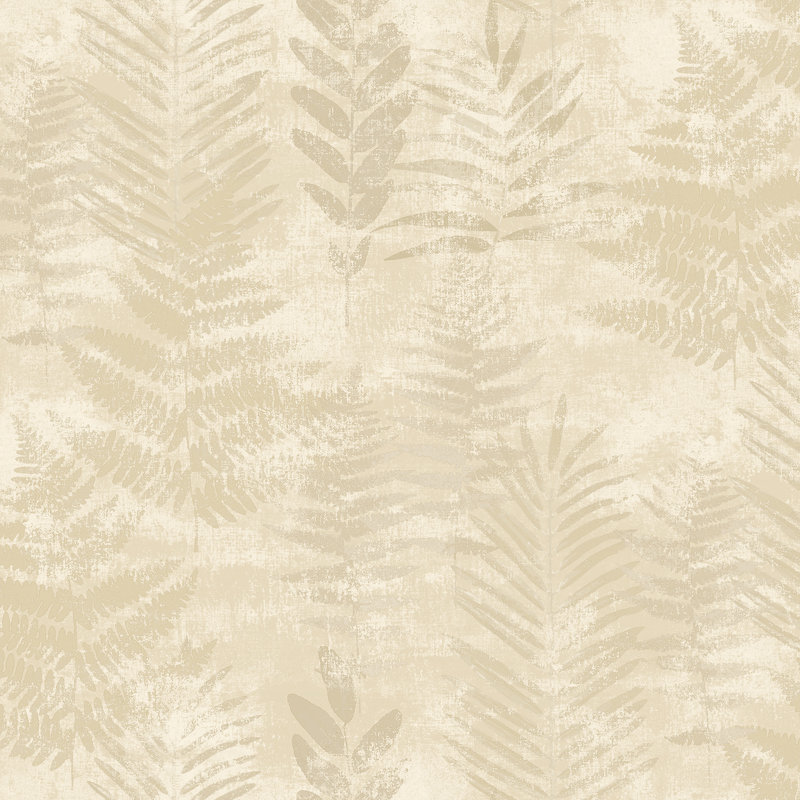 Fern Horizon Wallpaper Sample, Beige