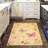 Warm Yellow Butterfly Carpet-waterproof, easy to clean, machine-washable, soft and comfortable; suitable for door mats, kitchens, living rooms, bedrooms, corridors, and laundry areas. Easy to clean, durable carpet for home decoration.-363530466