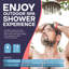 Pomme de douche spa chromée à fonction unique avec fonction de luxe, face de 4,4 po-119378430
