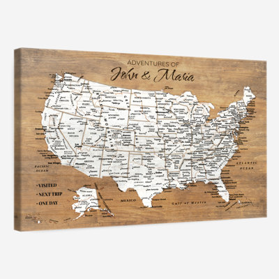 Épingle personnalisée sur bois Altaira USA II