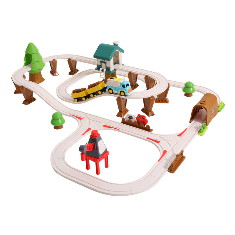 Ensemble de jeu pour voiture avec accessoires DIY, L 34,96 po x l 31,46 po x H 7,48 po