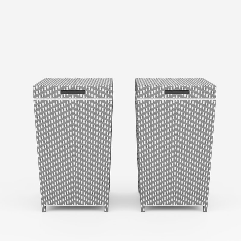 Corbeille pour déchets Tides, Gris