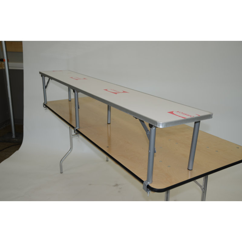 Plateau de table rectangulaire WFT, Blanc, H 12 po x L 72 po x P 12 po