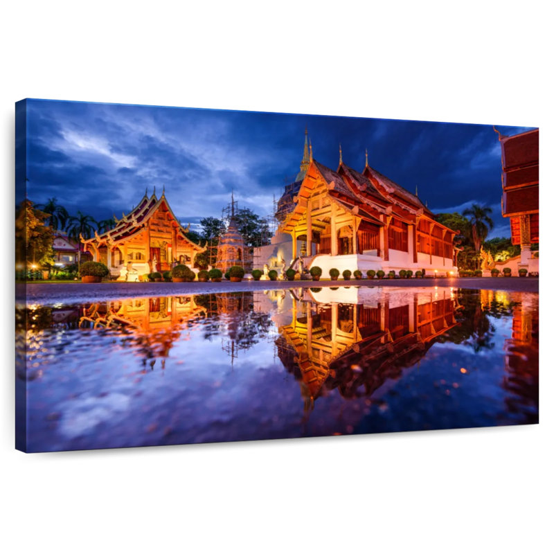 Temple Wat Phra Singh, H 16 po x l 24 po