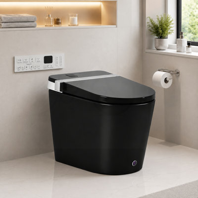 Toilette Smart Bidet avec réservoir d'appoint intégré et ouverture / fermeture automatique