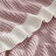 Jeté réversible en tricot de chenille tissé gaufré doux pour canapé, lit et salon-110977069-110977070