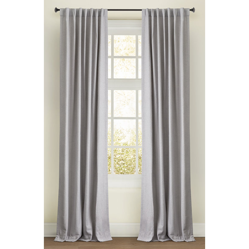 Tussar, 50" W x 96" L, Gray