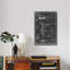 «Aeronautic Blueprint II» par Vision Studio - Estampe numérique sur toile tendue avec châssis-73147487-73147488-73147490