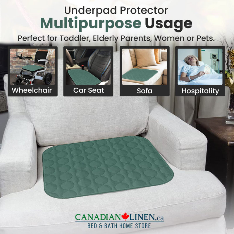 Fauteuil canadien en lin, Vert