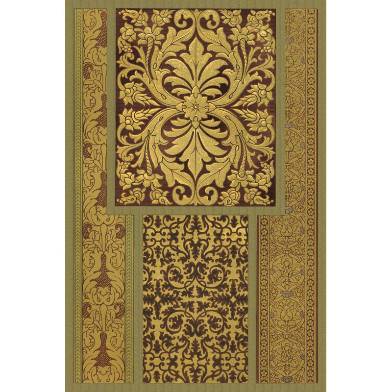 Florentine Panel II by Vision Studio - Wrapped Canvas Print, 46cm H x 30cm W
