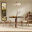 Ensemble de chaises bistro 39 "/ 43" pour 2 à 4 tables de salle à manger coin-repas avec base en pierre frittée et base en métal-1645989139-1645989141-1645989142