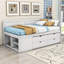 Lit de jour en bois avec tiroirs et tablettes Kouta-735083534-735083521