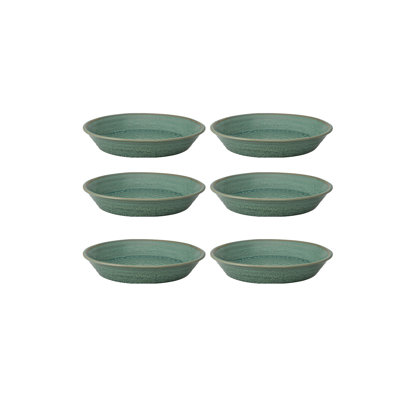 Gemstone Jade Stoneware Serving Bowl