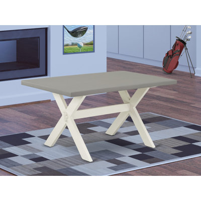 Table de salle à manger X-Style Modern - plateau de table rectangulaire avec pieds élégants
