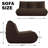 Fireside Chair With Lazy Floor Sofa Couch, Corner Bean Bag Chair, Tatami Sofa, Corner Chair Sofa (1*Loveseat+2*Chairs)-778776166
