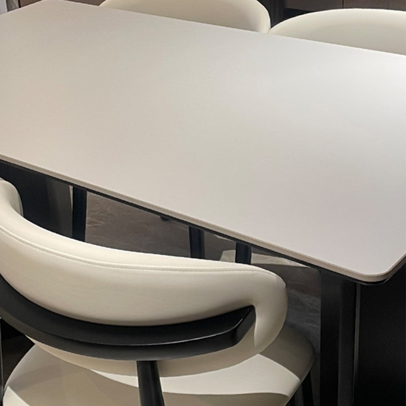 Table de salle à manger en bois massif, H 29,5 po x L 62,9 po x l 31,4 po