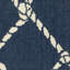 Tapis intérieur / extérieur bleu marine / ivoire Aganlane-990128748