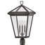 Tête de lanterne câblée 1 lumière H 26 po Alford-1151909649