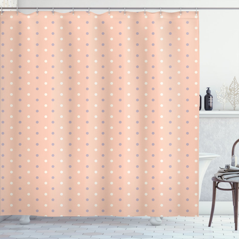 Ensemble de rideau de douche + crochets, H 70 po x l 69 po