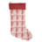  Polyester 19 in. Multicolor Christmas Plush Tree Pattern Stocking Set of 3
