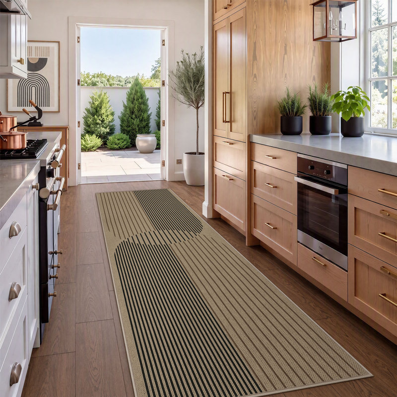 Tapis de sol antidérapant en jute tissé