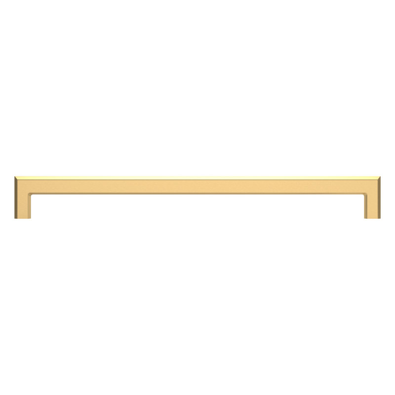 4415 Bevel Appliance Pull, 18" CTC, Satin Brass