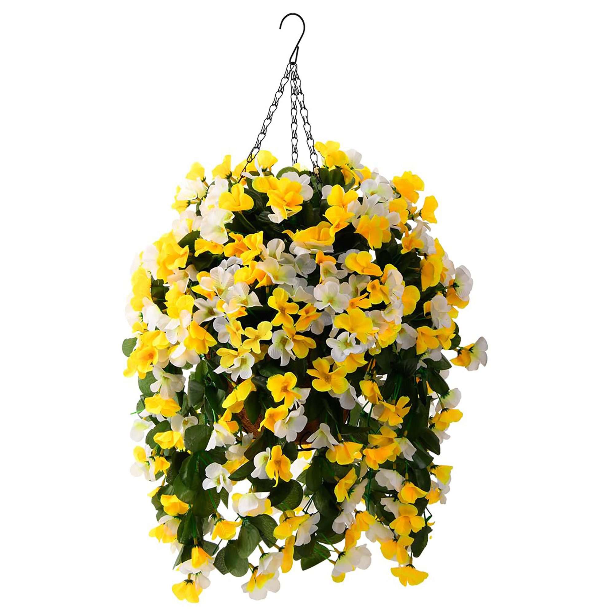 Primrue Artificial Begonia Fake Hanging Plants Flowers Basket - Wayfair ...