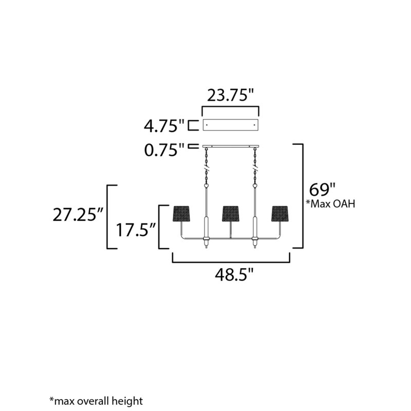 Nikeesha 7 - Light Natural Wood Kitchen Island Pendant