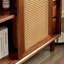 Petite armoire d'appoint à petite porte en rotin-373290129