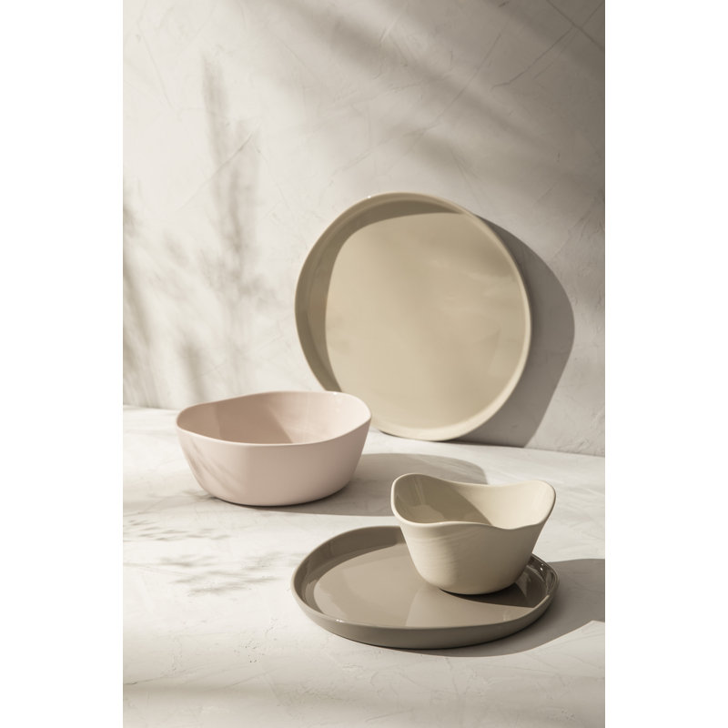 Brume Porcelain Salad/Dessert Plate, Pink Nude
