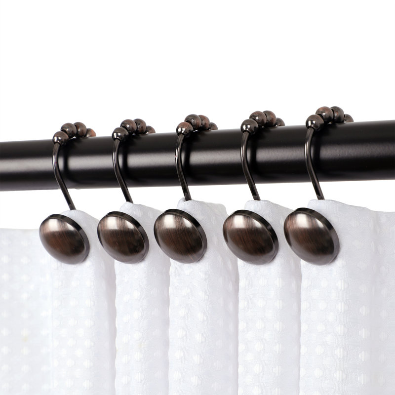 Crochets de rideau de douche Beatrice, Laiton