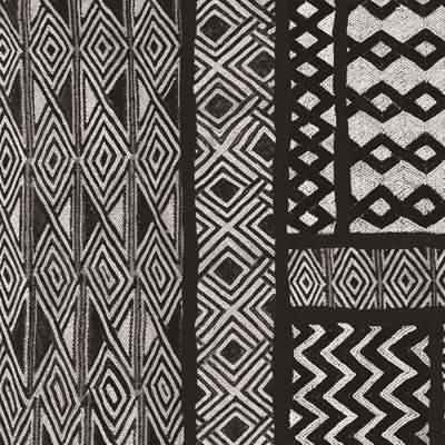 Kuba Abstract II BW by Sue Schlabach - Wrapped Canvas Print