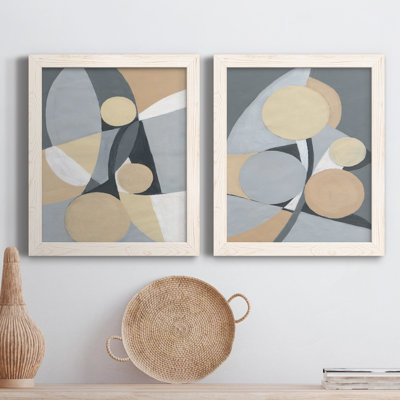 Millenium I  2 Piece Picture Frame Painting Set on Canvas