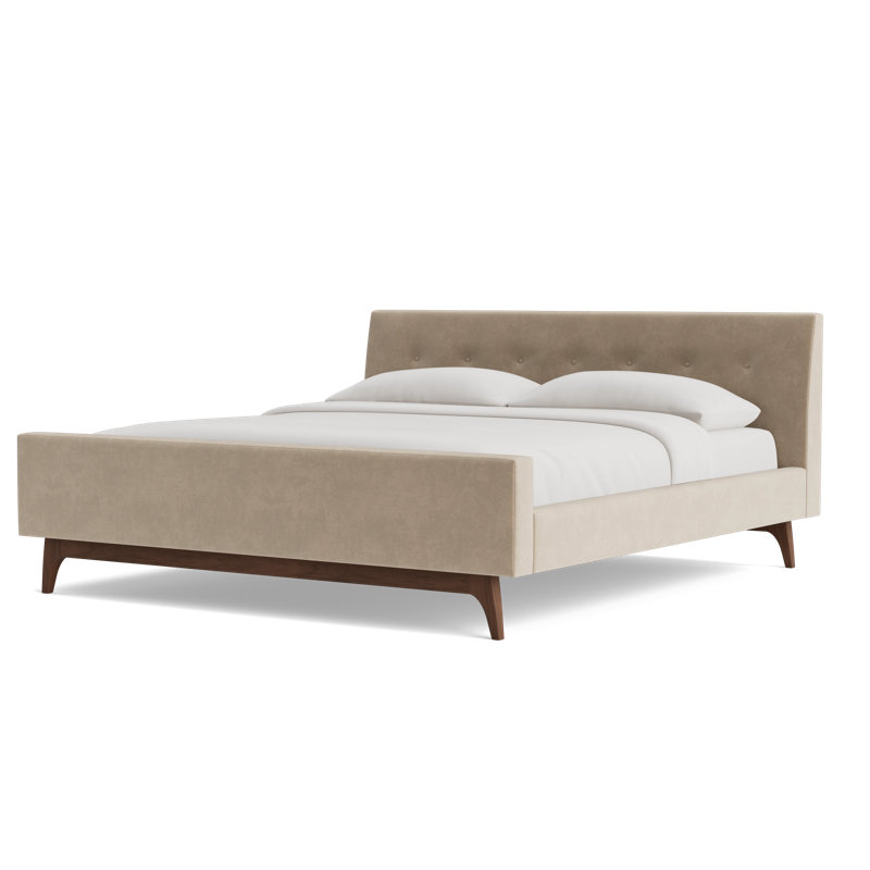 Tyler Bed, Performance Weave - Zinc, California King