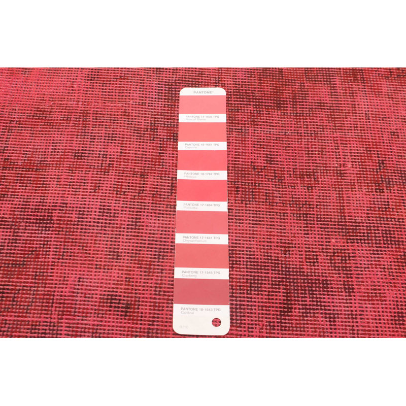 Tapis transitionnel de couleur rouge 9 pi 9 po x 12 pi 3 po
