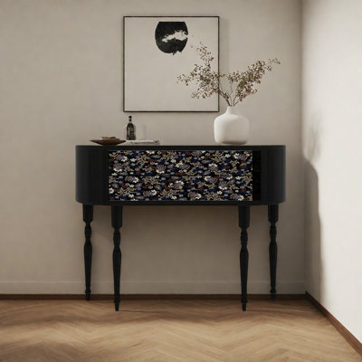 Retro Console Table with 2 Drawers
