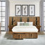 Commode 5 tiroirs Moraga Ash Brown avec rangement spacieux et design élégant pour la vie moderne